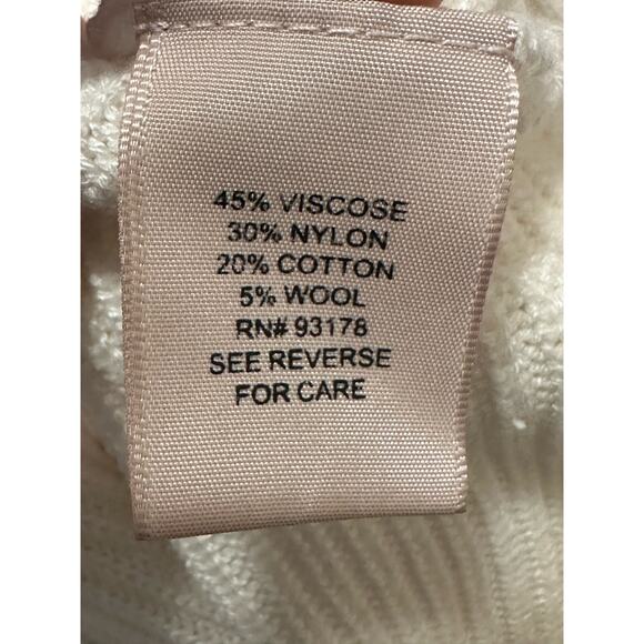 Philosophy creamy white dolman sleeves sweater size Small - Picture 4 of 9